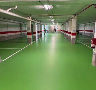 Renovación Integral de Parking con Resina Autonivelante de Poliuretano